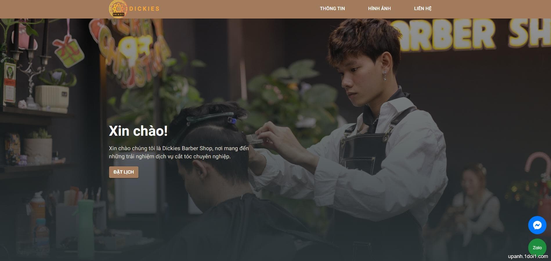 Barber Shop Website